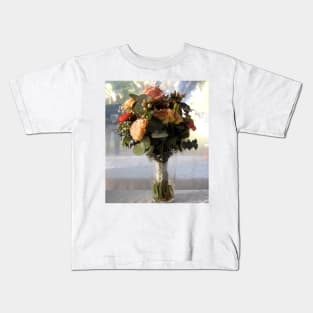 Brides Bouquet -  by Avril Thomas,Adelaide wedding venue, south australia wedding venue, adelaide hills wedding venue, fleurieu wedding venue. Kids T-Shirt